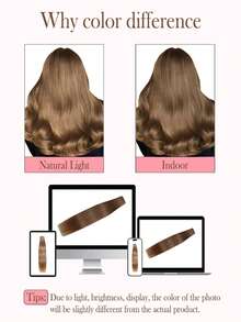 Seamless Clip Ins 丰盈剂 55 克 1 件 27# 焦糖棕色 100% HQ 角质层对齐雷米真人发无缝 PU 夹式接发 - S27 - 查看 5