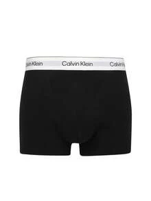 Calvin Klein 3 طقم سروال داخلي رجالي - أسود/أسود/أزرق - مشاهدة 2