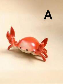 1PC Multifunctional Crab Shape Phone Stand Pen Holder Desk Organizer Creative Desktop Decor For Home Office Study Room Gift For Men Women Birthday Christmas Valentine Day Gift Novelty Home Decoration