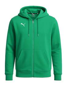Puma TeamGOAL Men's Hooded Jacket Green - Green - View 1