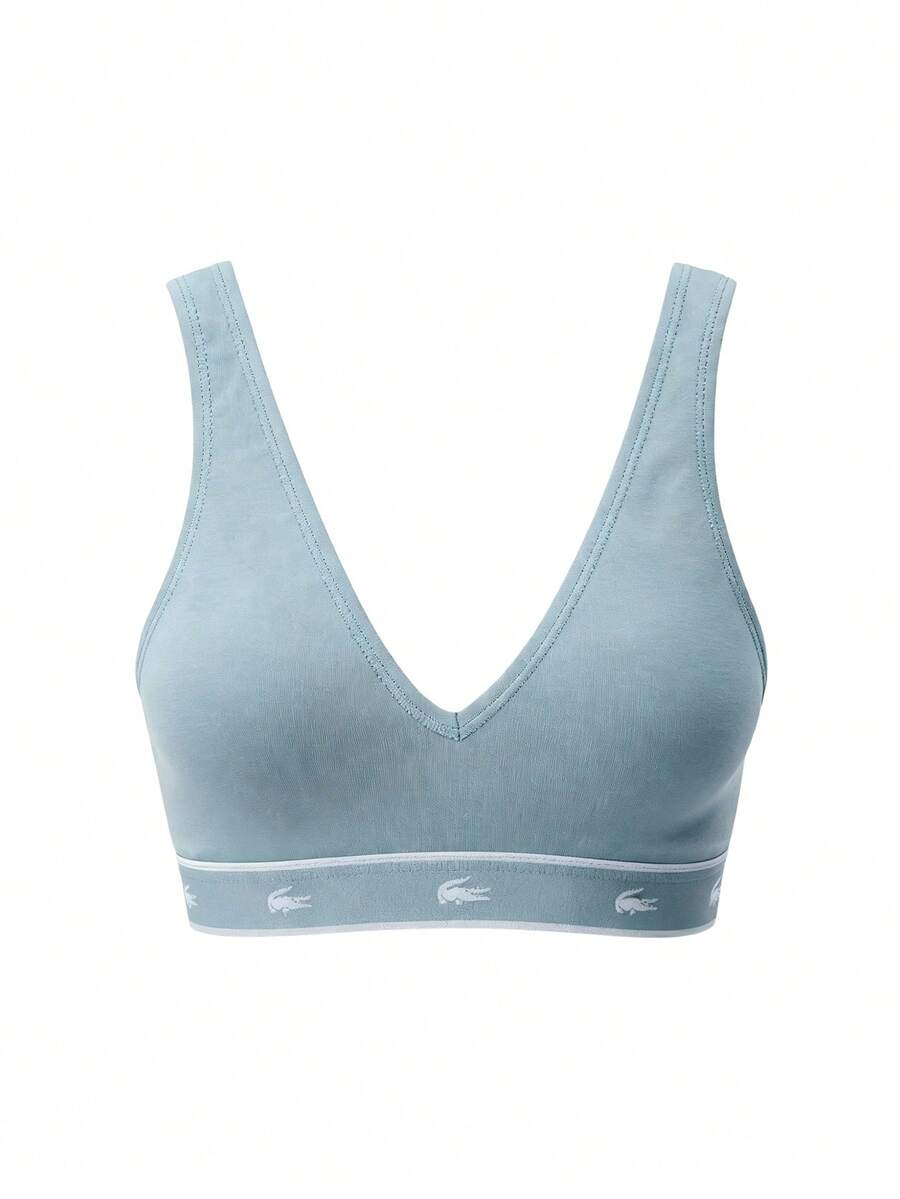 Lacoste Stretch Cotton Women's Bralettes Grey - Grey - View 1