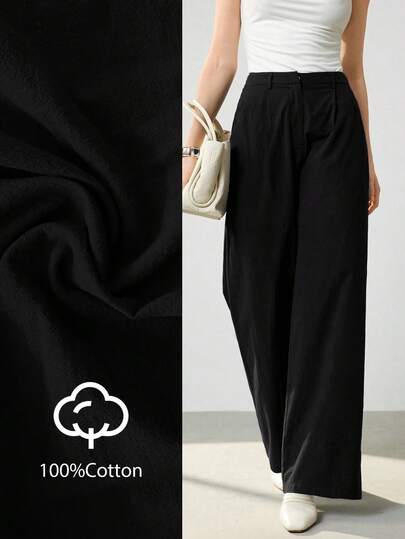 Uhlyne Women's Autumn Linen Blend Slim Fit Casual Pants