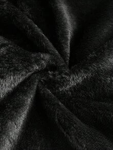 Manfinity Hypemode Men's Vacation Casual Contrast Color Patchwork Hooded Winter Coat, Fall/Winter - Black - View 6