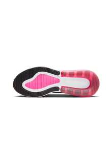 Nike Air Max 270 Women's Casual Sneakers White Black Hyper Pink AH6789 - White/Black/White/HyperPink - View 5