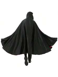 Halloween Men's Noble Vampire  Suit, Cloaked Vampire Death Costume, Including Cloak And Clothes - Black - View 8