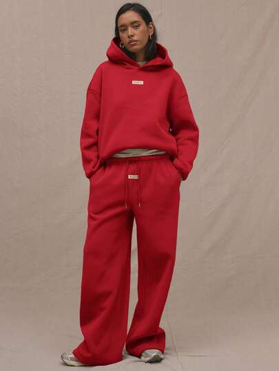 MUSERA 抽绳阔腿运动裤 度假机场休闲 90年代可爱 Y2K机场毕业典礼教师秋季