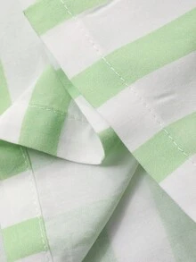 DAZY Young Girl Girls Striped Print Long Sleeve Top And Pants Pajama Set, Fall