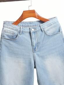 Chillumni Men's Casual Everyday Washed Slant Pocket Denim Shorts, Summer