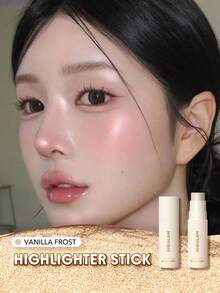 SHEGLAM Snatch 'N' Glow Stick-Vanilla Frost Cream Highlighter 化妝棒 持久亮白不結塊高光澤面部彩妝 白色高光 品牌 美容 化妝 化妝品 適合女性與女孩 完美搭配冬季 Y2K 時尚 流行 生日禮物 假期 派對準備就緒 最佳顏色