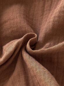 SHEIN 3pcs Baby Girls' Ruffled Collar Shirt Set, Spring/Summer Fall Winter - Multicolor - View 5