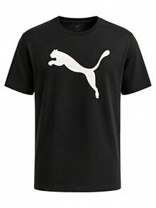 Puma TeamRISE Men's T-Shirts Black - Black - View 1