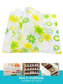 1pc/4pcs/8pcs 45*29cm Cuttable PEVA Refrigerator Mat, Rectangle Waterproof Refrigerator Liner, Moisture-Proof Pad, Washable Shelf & Drawer Liner, Placemat For Home ,Dehumidifier For Home - Refrigerator Mat - View 2