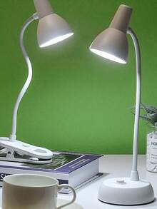 1 Led Table Lamp, Portable Wireless Battery Bedside Reading Lamp In Student Dormitory, Suitable For Home Office Reading Lamp,Lamp For Study, Reading, Bedroom & Dormitory