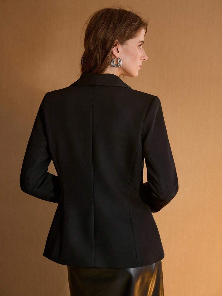 RHINESTONE DOUBLE BREASTED BLAZER