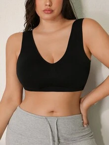 Bộ 6 chiếc áo ngực liền mạch thoải mái cỡ lớn dành cho nữ, nâng ngực - Nhiều màu - Xem 5