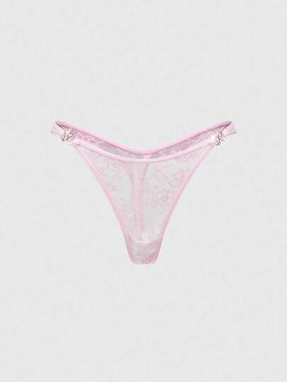 J-Fashion Y2K Butterfly Shiny Decor Sexy Thong Panties For Women