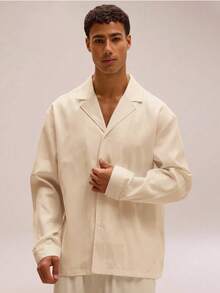 Musero 简约剪裁西装外套领衬衫春夏假期复活节智能 - 米色 - 查看 5