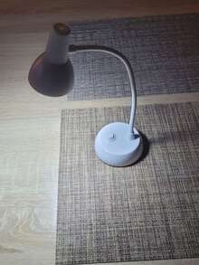 1 Led Table Lamp, Portable Wireless Battery Bedside Reading Lamp In Student Dormitory, Suitable For Home Office Reading Lamp,Lamp For Study, Reading, Bedroom & Dormitory