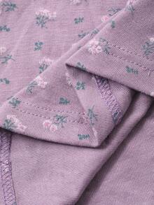 DAZY 年轻女孩日常家居服 - 紫色 - 查看 8