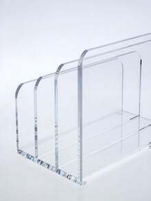 1 件亚克力文件夹，桌面文件整理器 | 亚克力桌面整理器，文件夹架，邮件分类器，文件夹，杂志分隔器，笔记本电脑，笔记本和信件整理器，适用于学校用品，返校 - 彩色 - 查看 9