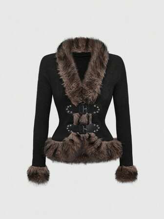 Hippie Cárdigan de camisa vintage con parches y textura suave para mujer