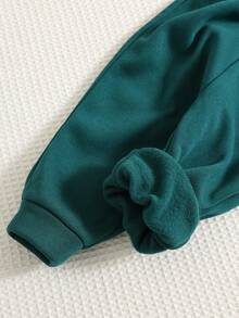 Baby Boys Hoodie & Sweatshirt Co-Ords - Green - View 8