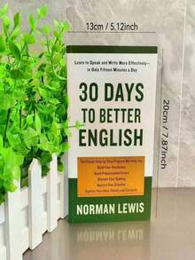 Norman Lewis' "Thirty Days To Improve English": Mastering Pronunciation, Vocabulary, And Sentence Structure In 30 Days | Improving Adult Spoken And Written English | Daily Office And Study Guide, English Learning Tools | Concise Cover | Durable Binding - Multicolor - View 5