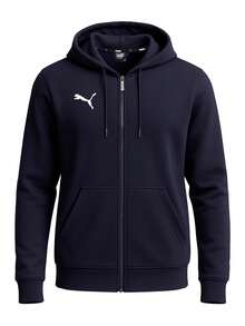 Puma TeamGOAL Women's Hooded Jacket Blue - Blue - View 1