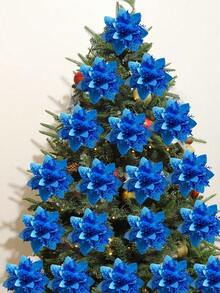 20 buc/10 buc/1 buc Frunze artificiale cu sclipici, Flori artificiale drăguțe pentru decorul bradului de Crăciun, Umplutură pentru vaze în sufragerie și dormitor, Nuntă, Petrecere. Decor pentru casă, Umplutură pentru birou. Decor de Halloween, Articole de Crăciun pentru Ziua Recunoștinței, Decor pentru casă, Decor pentru masă, Decorațiuni de Crăciun, Costume de Halloween, Flori artificiale de Crăciun cu sclipici, Coronițe DIY, Decor pentru casă, Petrecere de nuntă, Decor pentru cadouri de Crăciun, Ornamente de Crăciun, Decorațiuni pentru petreceri de sărbători, Decor pentru cameră.