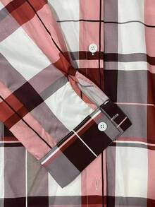 Linhara Women's Plaid Long Sleeve Minimalist Casual Shirt Fall Cloth For Women - Multicolor - View 5