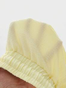 Manfinity RelaxMax 2pcs Men's Simple Fashion Casual Everyday Solid Color Top & Pants Set - Yellow - View 5
