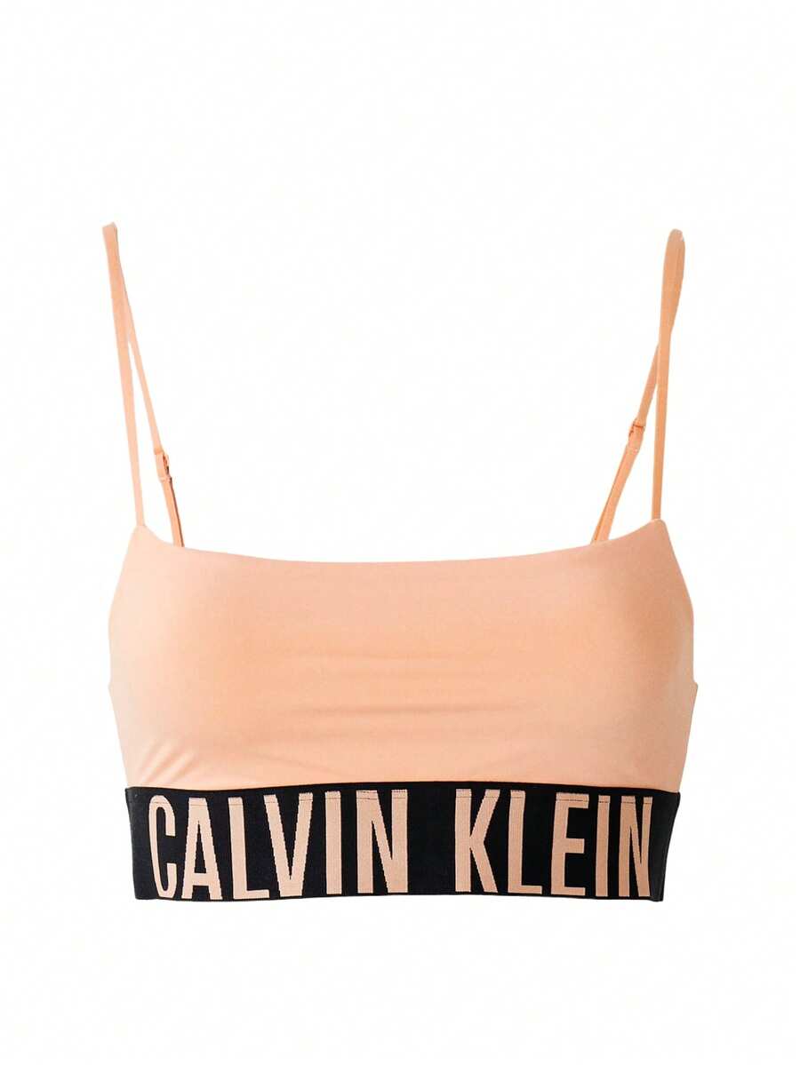 Calvin Klein Women's Sports Bra - Peach - View 1
