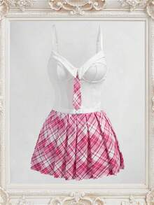 圣诞节可爱吊带裙，学生角色扮演服装