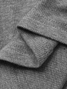 DAZY Girls Turtleneck Fitted Long Sleeve T-Shirt, Fall Clothes