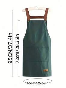 Waterproof Apron Resistant Dirt Apron Kitchen Oil - Proof Clothes Sleevesless Cooking Aprons Kitchen Cleaning Accessories - Multicolor - View 4