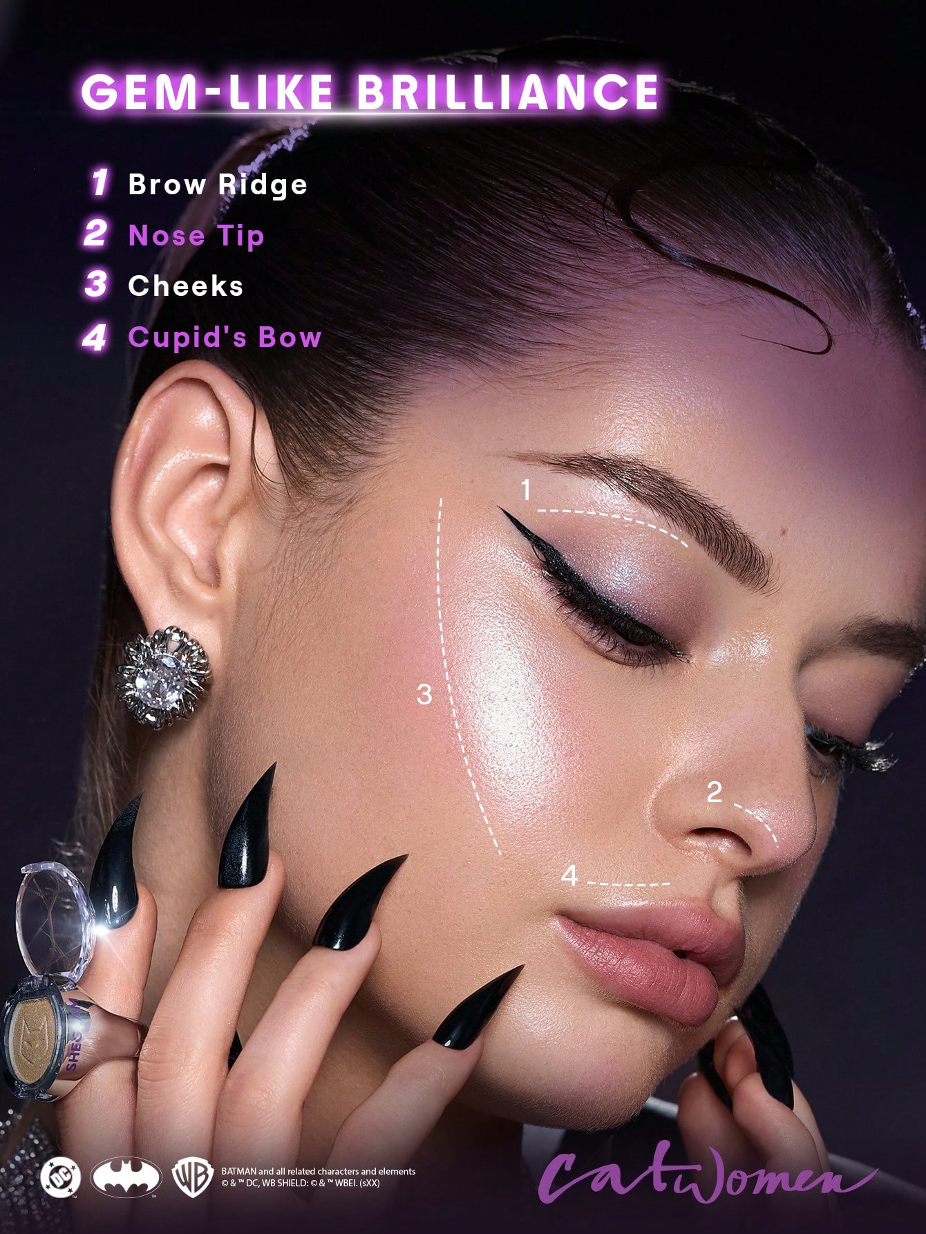 CATWOMAN™ | SHEGLAM Jewel Thief Highlighter Ring 3