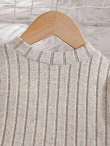 Elladie kids 2件套年轻女孩休闲字母贴布长袖上衣和喇叭裤，秋季