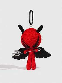 ROMWE Goth Bag Charms - Black red - View 1