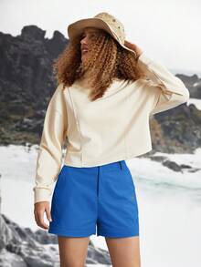 In My Nature Women's Detachable 2-Section Outdoor Camping Hiking City Commute Pants - Blue - View 9