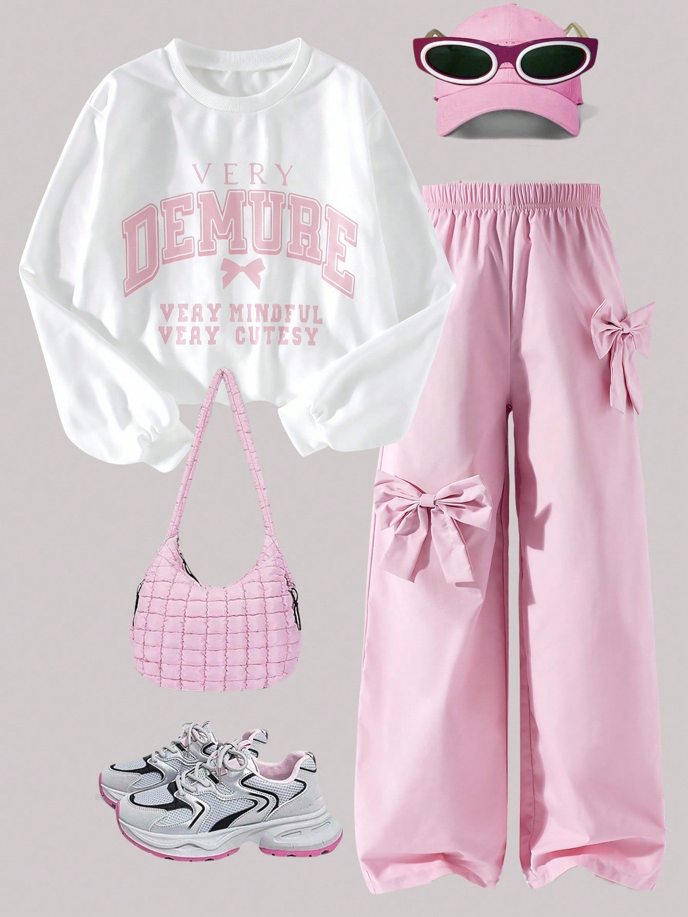 SHEIN مجموعة بدلة رياضية للمراهقين (مقاس كبير) قطع...