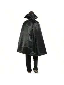 Halloween Men's Noble Vampire  Suit, Cloaked Vampire Death Costume, Including Cloak And Clothes - Black - View 7