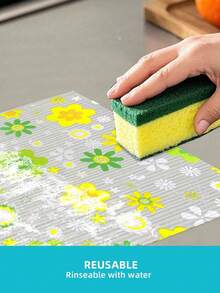1pc/4pcs/8pcs 45*29cm Cuttable PEVA Refrigerator Mat, Rectangle Waterproof Refrigerator Liner, Moisture-Proof Pad, Washable Shelf & Drawer Liner, Placemat For Home ,Dehumidifier For Home - Refrigerator Mat - View 5