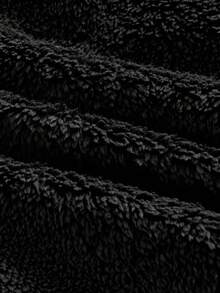 EASEVO Chaqueta de manga larga con forro polar bordada de moda para hombre de talla grande, otoño/invierno, estilo grunge - Negro - Ver 7