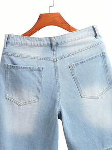 Chillumni Men's Casual Everyday Washed Slant Pocket Denim Shorts, Summer