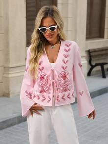 Brillora Women's Autumn And Winter Outerwear, Holiday And Date Tops, Casual Striped Printed Women's Shirts With Open Plackets And Ties, Suitable For Autumn And Winter Vacations, Shopping, Back-To-School Outfits, Very Simple Outfits, Women's Country Style Clothing, Office Wear, Old-Fashioned Style, Teacher's Outfits, Date Outfits, Graduation Season, Autumn Women's Clothing, Casual Tops, Fashionable Autumn And Winter Tops.