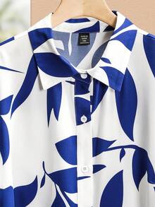 Lacomfia Plus Size Long Sleeve Maxi Dress 2 Pieces Set Fall Cloth For Women - Blue - View 3