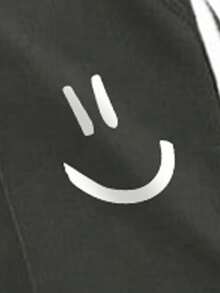 Manfinity EMRG 男士休闲街头风格仿两件套运动裤，厚针织慢跑裤，松紧腰带抽绳，简约设计，适合日常穿着、时尚造型、返校、户外、休闲、运动和送给男朋友的节日礼物 - 白色 - 查看 5