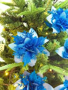 20 buc/10 buc/1 buc Frunze artificiale cu sclipici, Flori artificiale drăguțe pentru decorul bradului de Crăciun, Umplutură pentru vaze în sufragerie și dormitor, Nuntă, Petrecere. Decor pentru casă, Umplutură pentru birou. Decor de Halloween, Articole de Crăciun pentru Ziua Recunoștinței, Decor pentru casă, Decor pentru masă, Decorațiuni de Crăciun, Costume de Halloween, Flori artificiale de Crăciun cu sclipici, Coronițe DIY, Decor pentru casă, Petrecere de nuntă, Decor pentru cadouri de Crăciun, Ornamente de Crăciun, Decorațiuni pentru petreceri de sărbători, Decor pentru cameră.