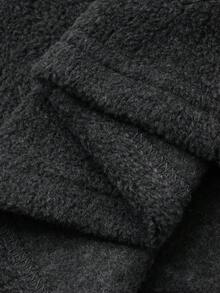 DAZY Outdoor Fitted Jacket With Raglan Sleeves, Autumn - Dark Grey - View 8