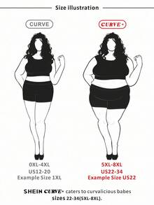 SHEIN CURVE+ Plus Size Multi-Color Patchwork Thermal Lined Hooded Padded Coat For Women In Fall/Winter - Multicolor - View 3